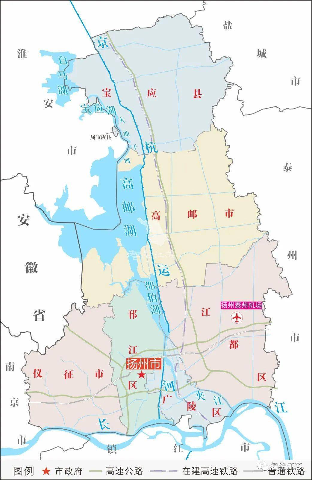 扬州市最新地图，揭秘城市全新面貌