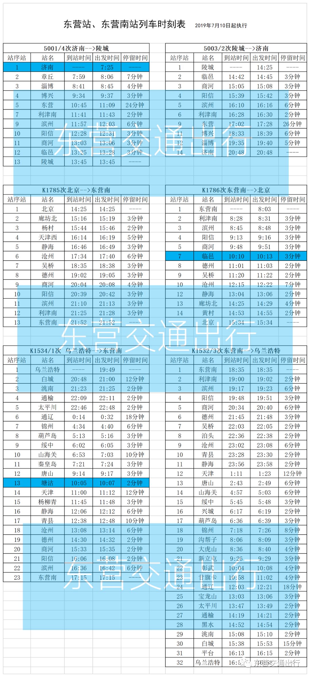 最新东营火车站时刻表，开启便捷出行新篇章