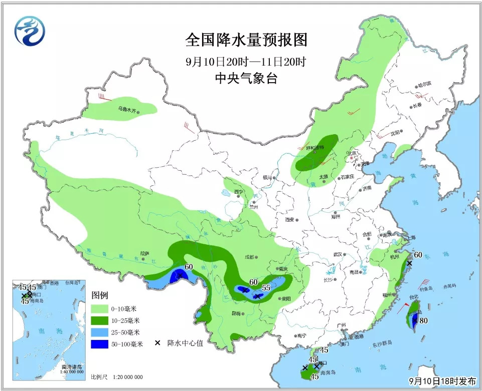 最新未来十天全国降水趋势分析