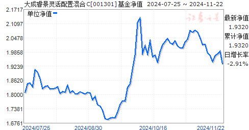 揭秘001301大成睿景基金最新净值及投资新动向