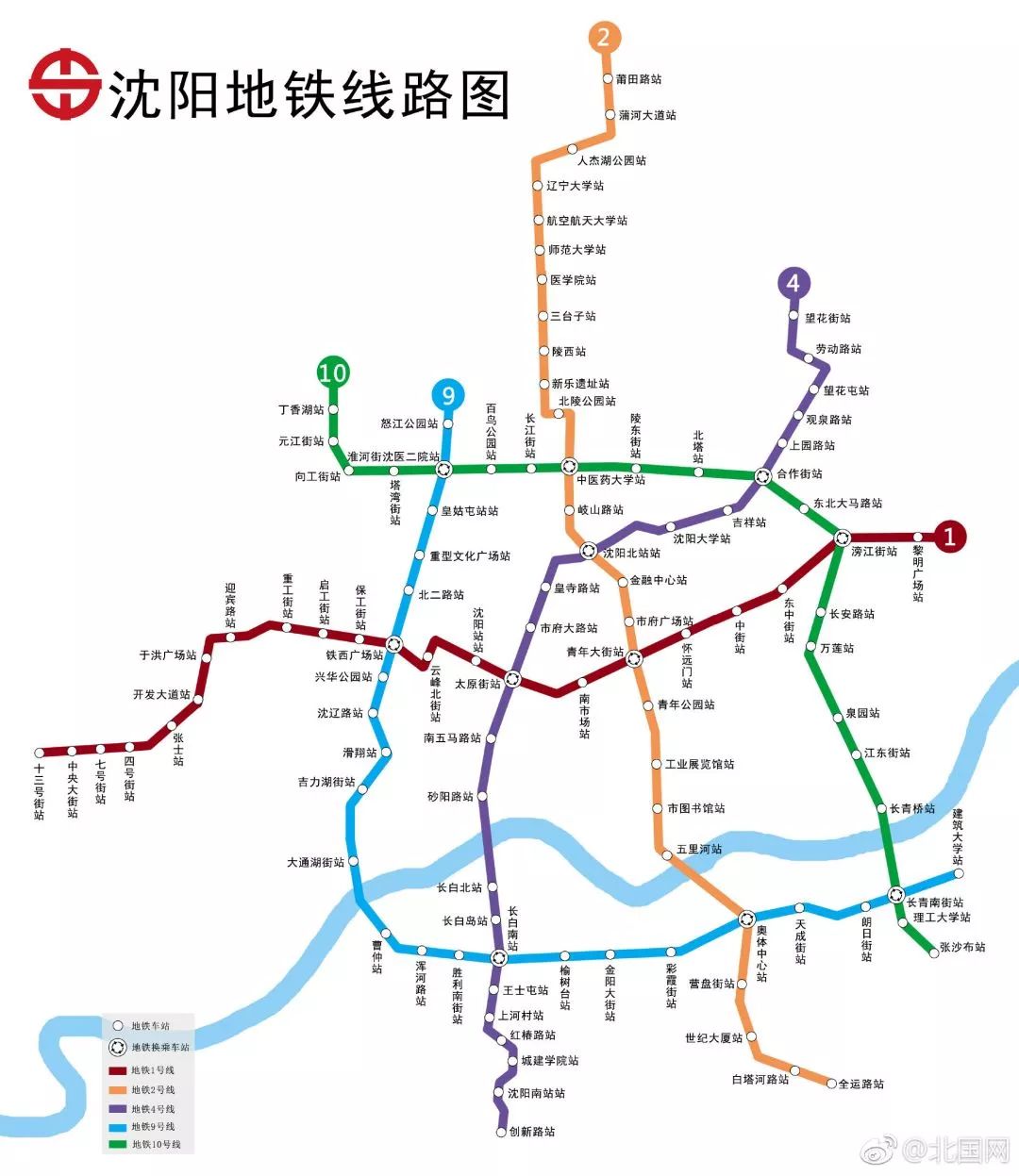 沈阳地铁8号线最新线路图详解