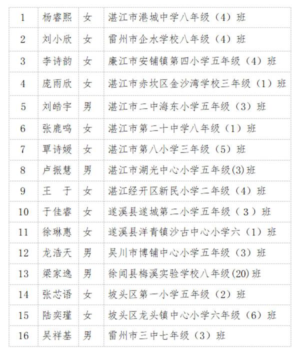 湛江最新干部公示解读