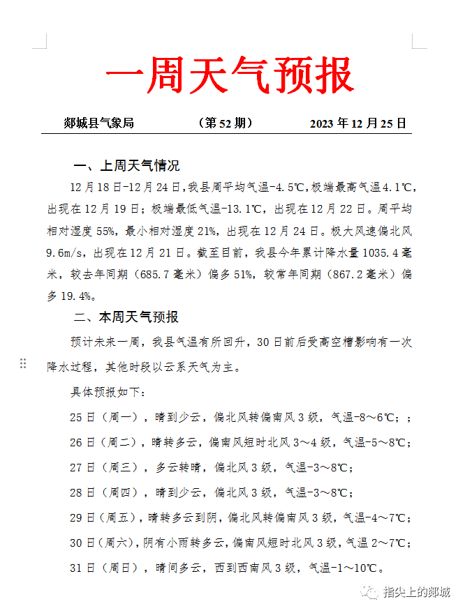 郯城最新天气预报，与天气的对话与准备