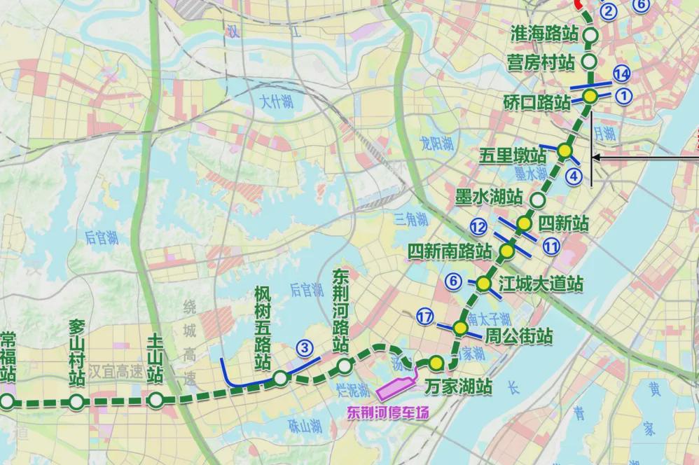 武汉地铁线路图最新，城市交通新篇章的开启