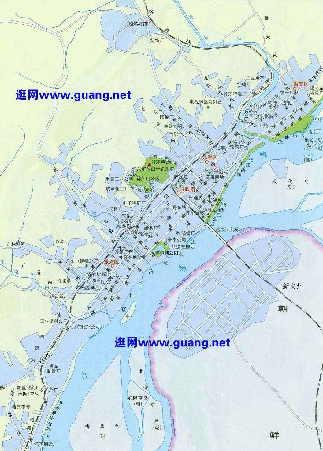 最新丹东全图解析