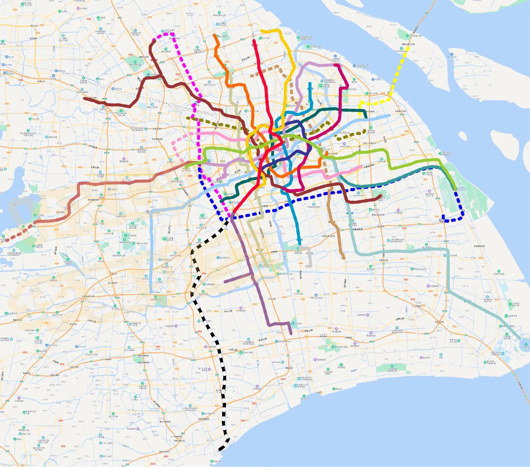 上海地铁线路图最新版探索